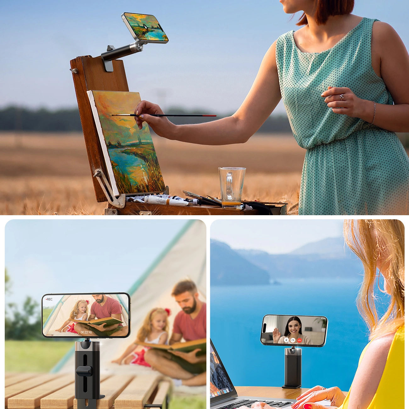 Magnetisk Støtte Joyroom JR-ZS413, 4.7 tommer - 7 tommer, Svart
