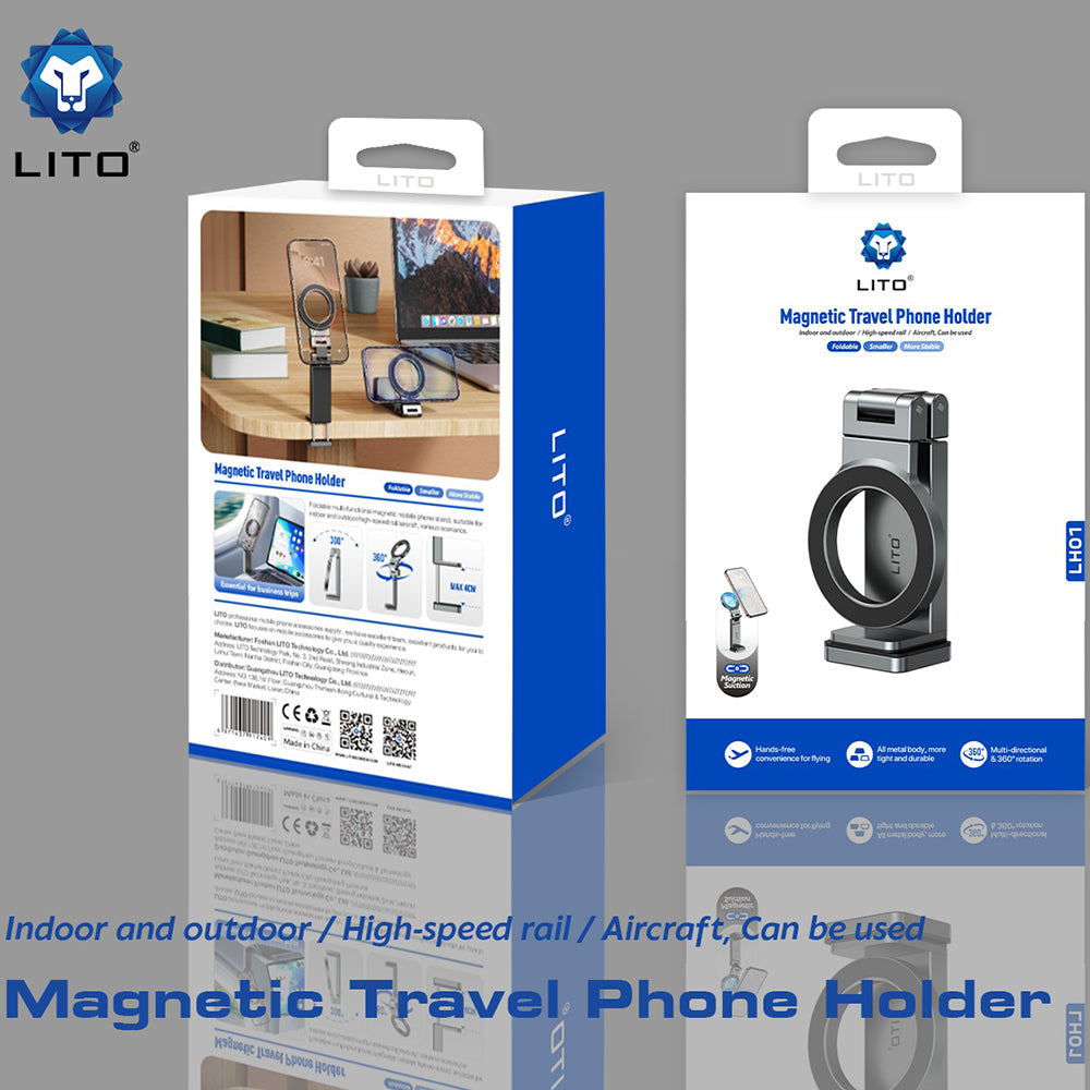 Magnetisk Støtte Lito LH01, Universell, Grå