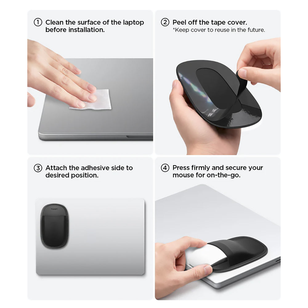 Spigen Musestøtte LD220, Svart APP11227
