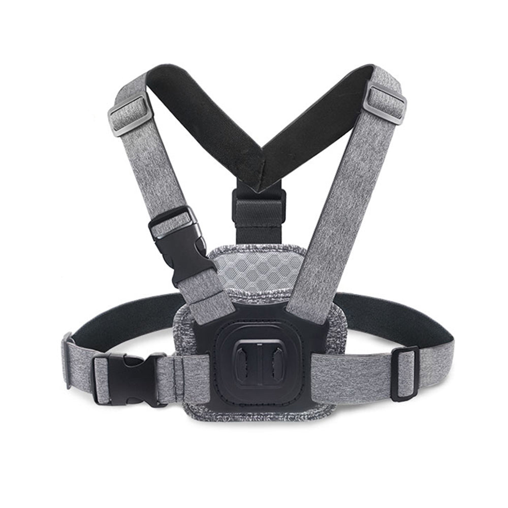 Techsuit JX-002 Brystsele for GoPro-serien, Grå