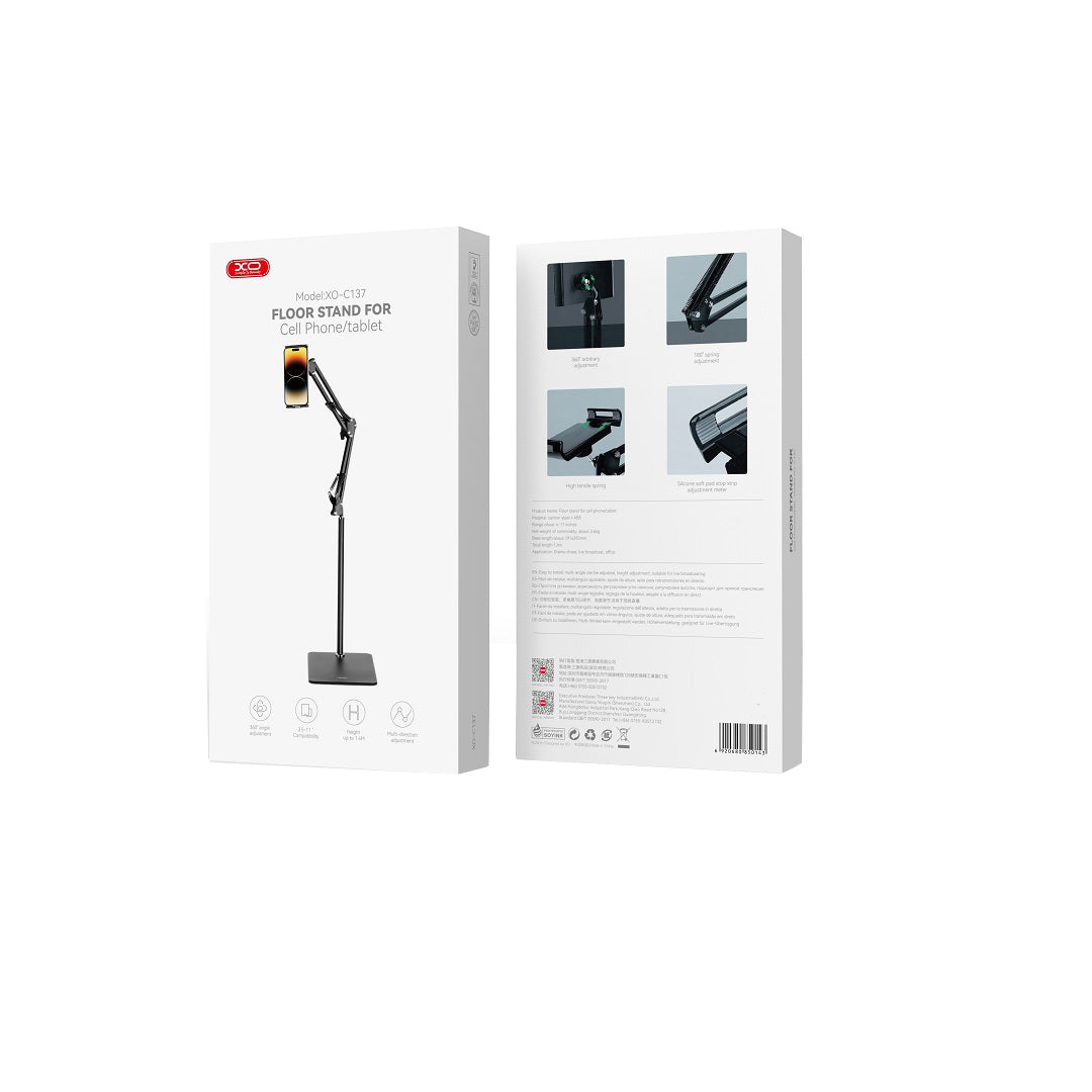 Gulvstativ XO Design C137 for Nettbrett, Universell, Svart