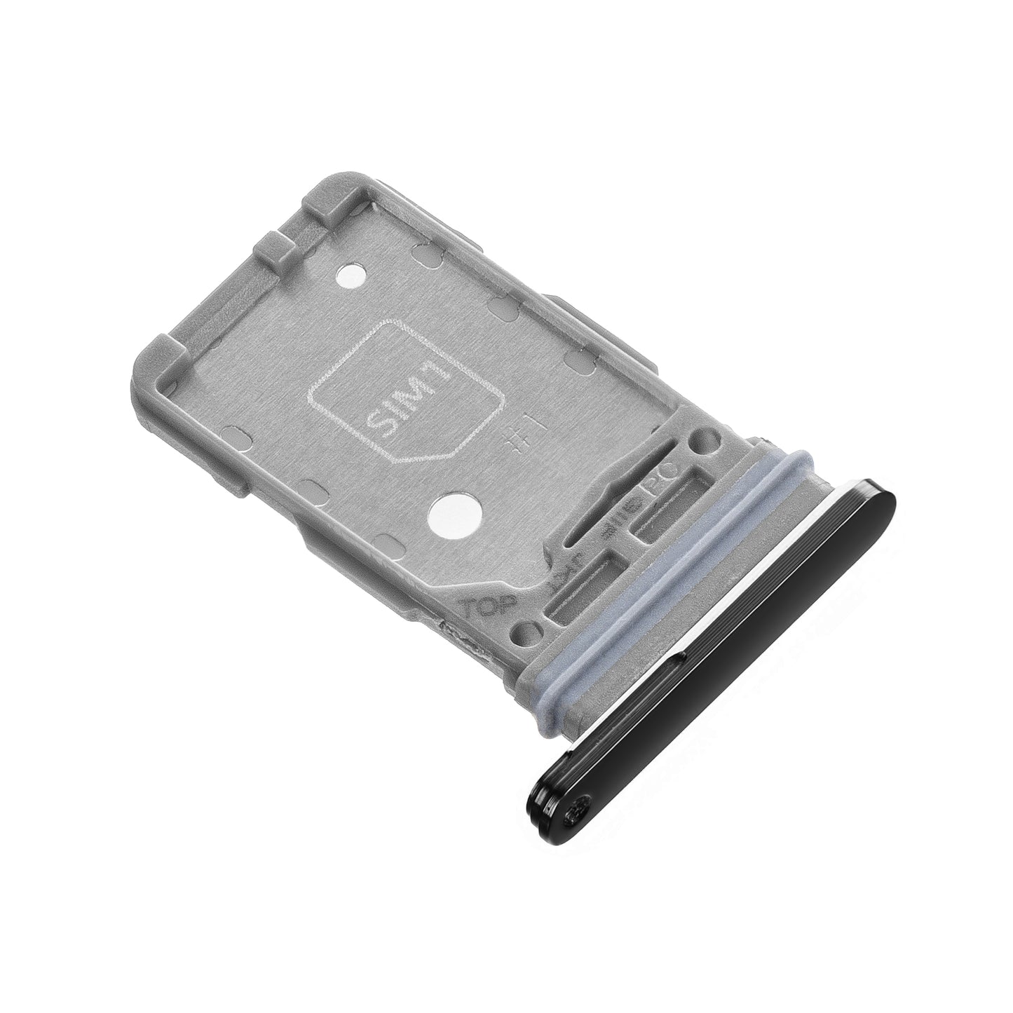 SIM-kort holder for Samsung Galaxy S21 5G G991 / S21+ 5G G996, Dual SIM, Svart