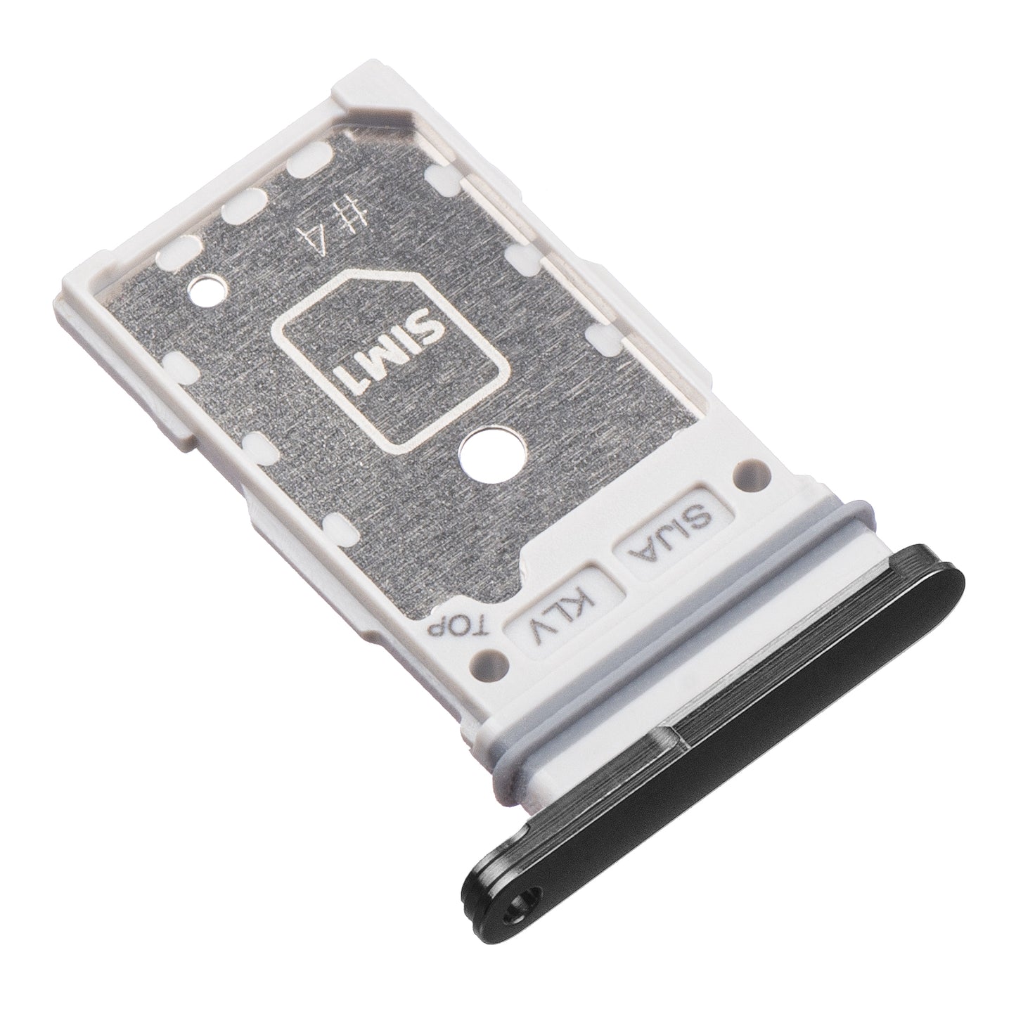 SIM-kort holder for Samsung Galaxy S22+ 5G S906 / S22 5G S901, Grå (Graphite)