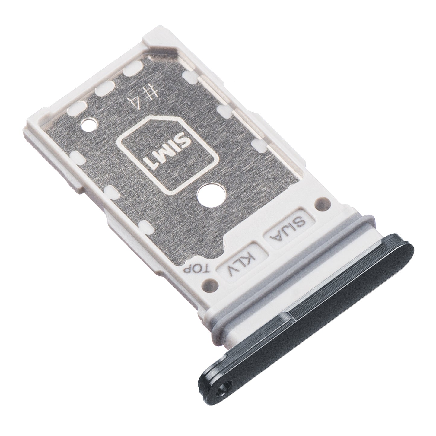 SIM-kort holder for Samsung Galaxy S22+ 5G S906 / S22 5G S901, Svart
