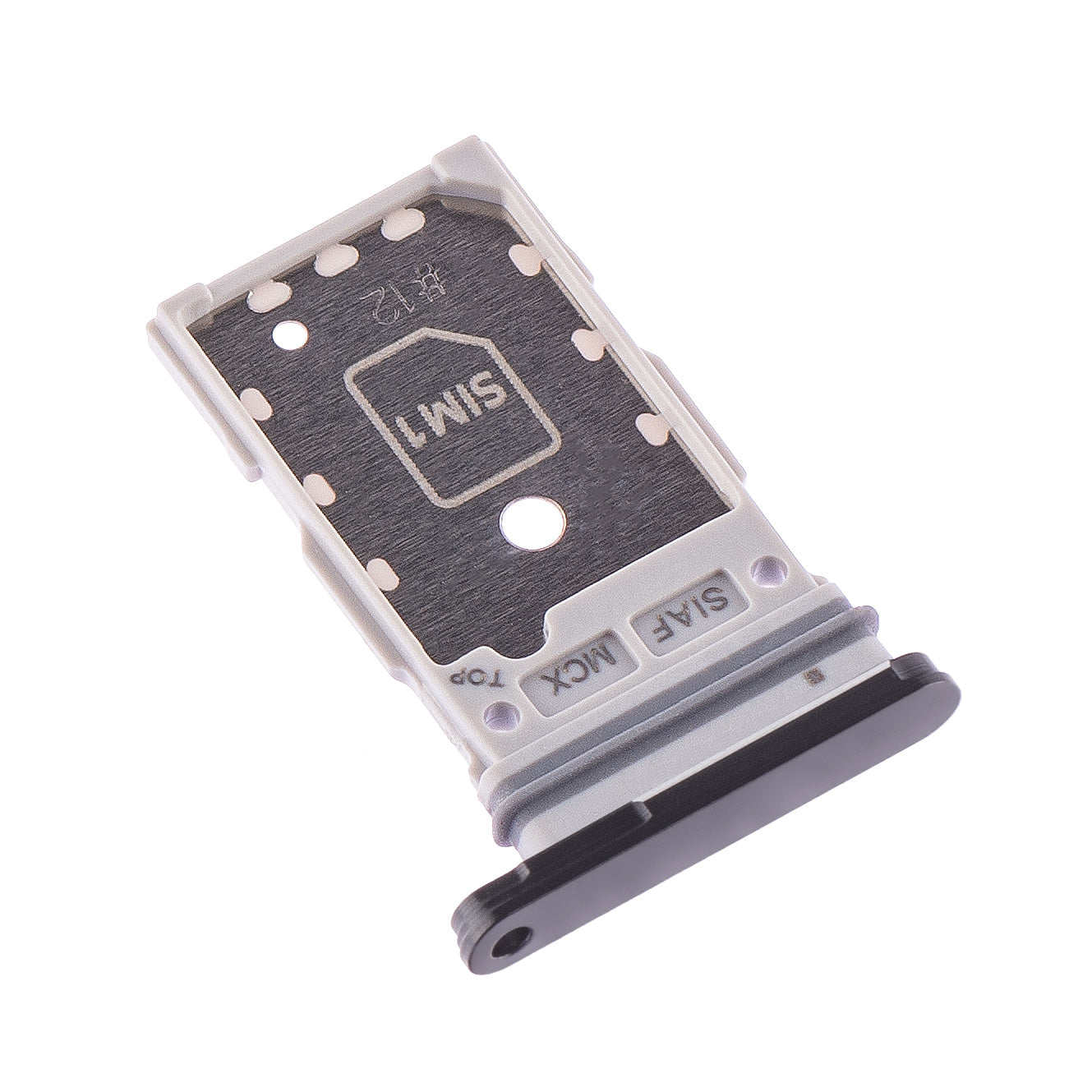 SIM-kort holder for Samsung Galaxy S23+ S916 / S23 S911, Dual SIM, Svart (Phantom Black)