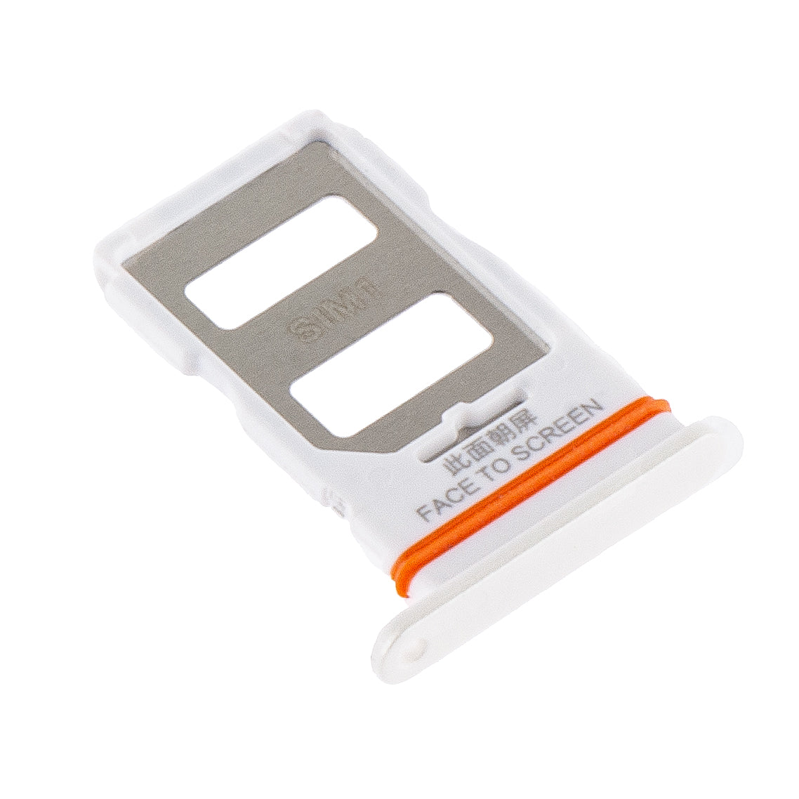 SIM-kortholder Xiaomi Redmi Note 12 Pro 5G, hvit (Polar White)