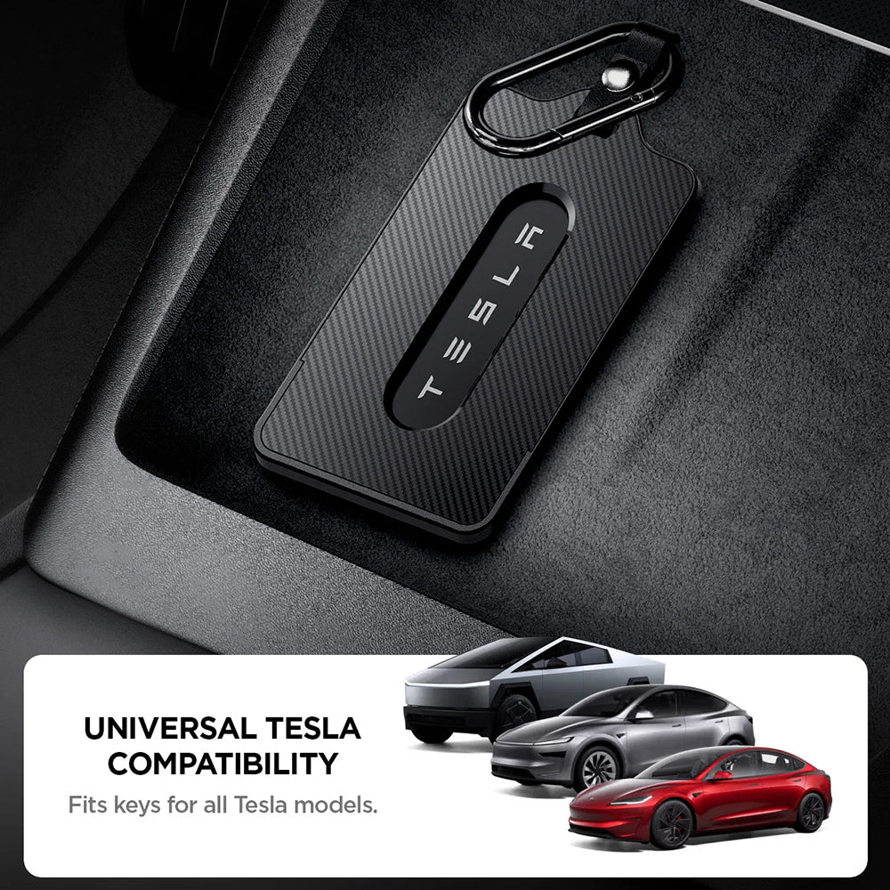 Spigen Air Fit nøkkel-kortholder for Tesla, sett med 2 stk ACP07175