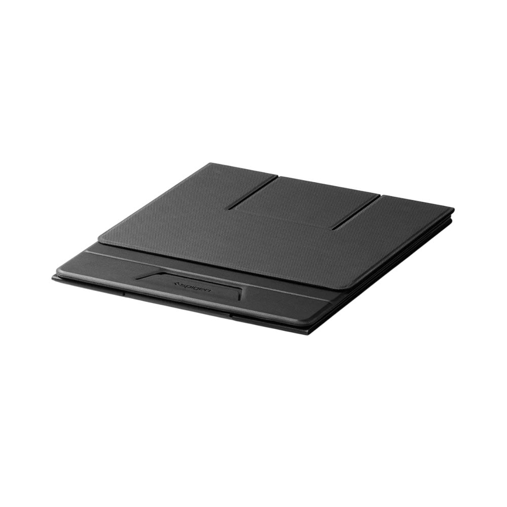 Spigen Slim Fold LD201-S10 støtte for laptop / nettbrett, svart AMP11119