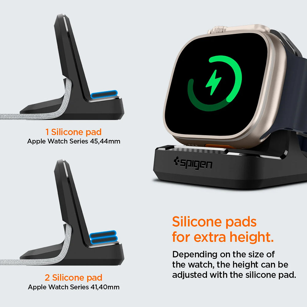 Spigen Rugged Armor-stativ for Apple Watch Series, svart AMP05764