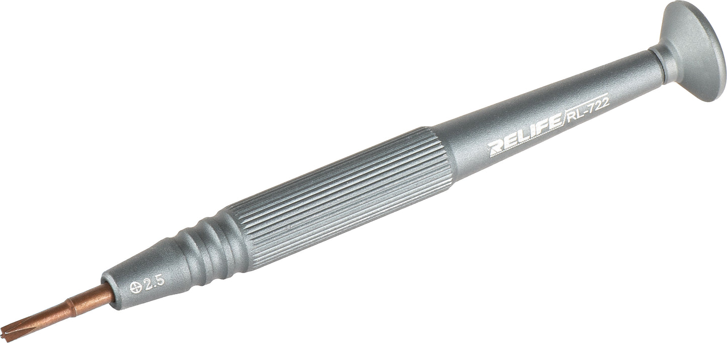 Relife RL-722 skrutrekker, tommelfingerkryss 2,5 mm