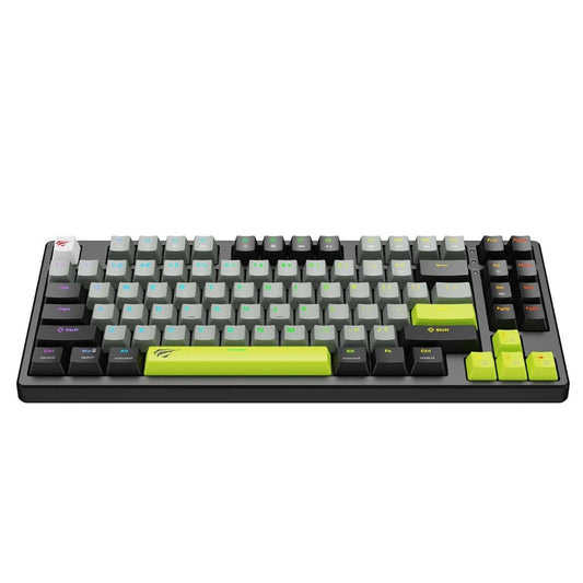 Gamingtastatur HAVIT KB904L, RGB, 1.8m, Svart Grønn