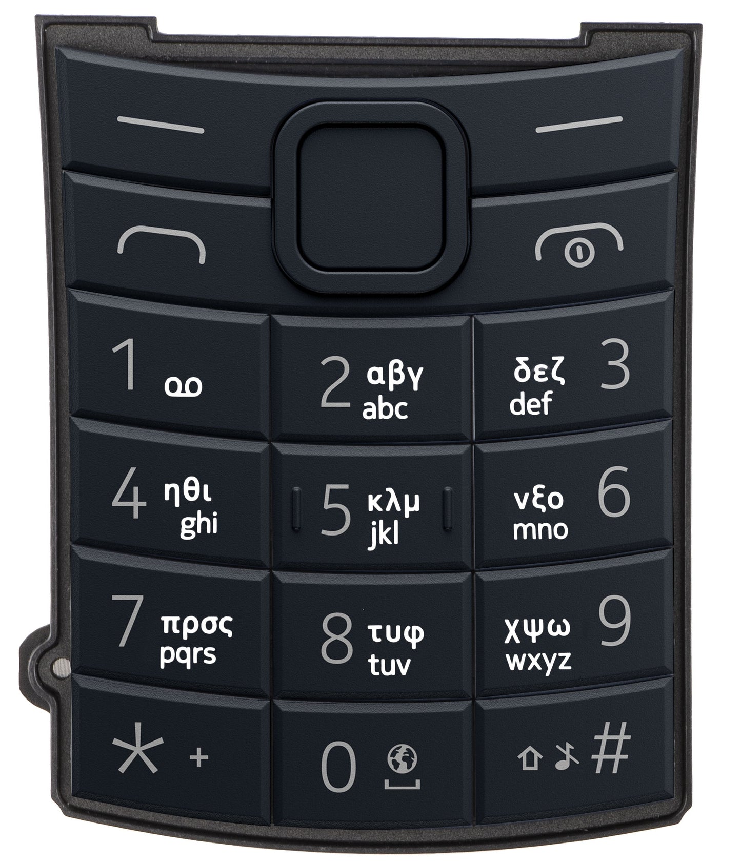 Gresk tastatur for Nokia 110 4G 2. utgave, blå