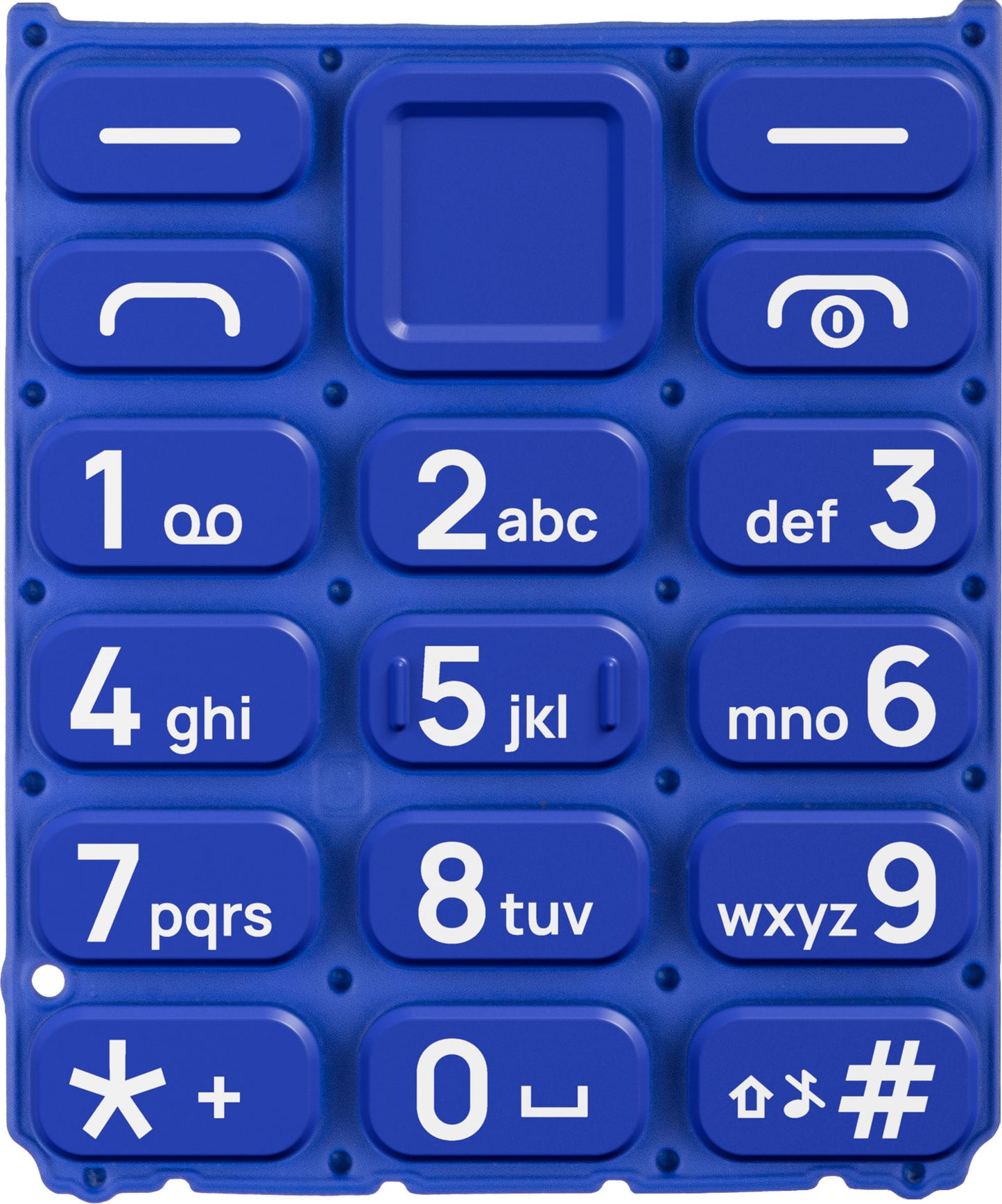 Latinsk tastatur for HMD 105 / Nokia 105 (2024), Blå