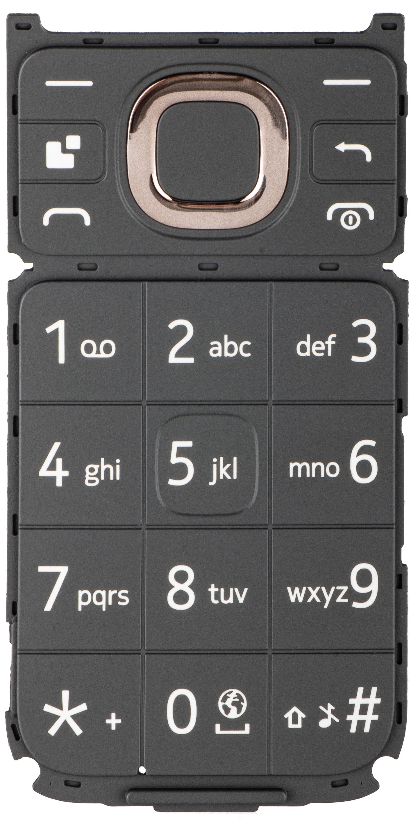 Latinsk tastatur for HMD 2660 Flip, svart
