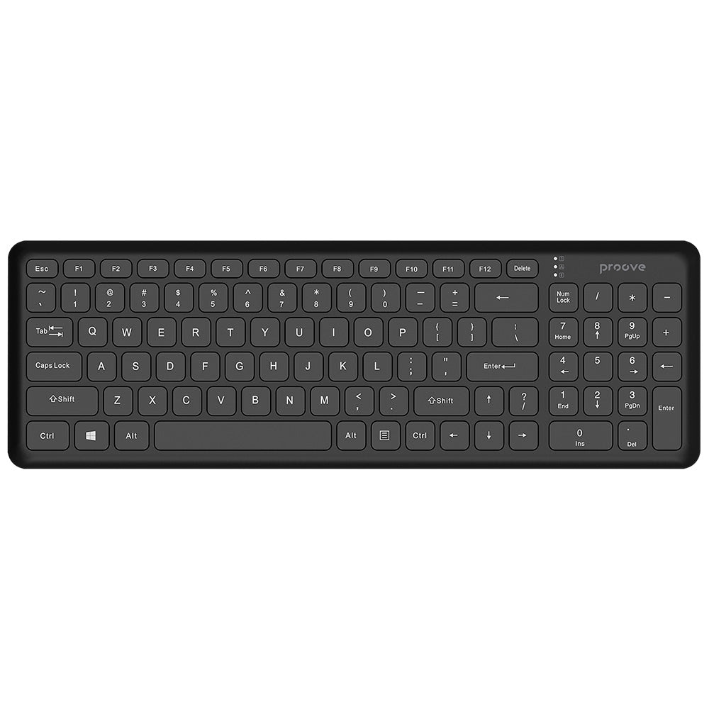 Trådløst Tastatur Proove Classic Code, Svart KBCDEN00003001