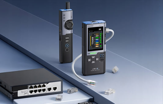 Tester Service Fnirsi LPM-10A for RJ45 / RJ11-kabler
