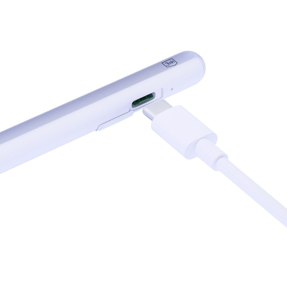 Touch Pen 3MK Wonder for Apple iPad, Aktiv Versjon, Hvit