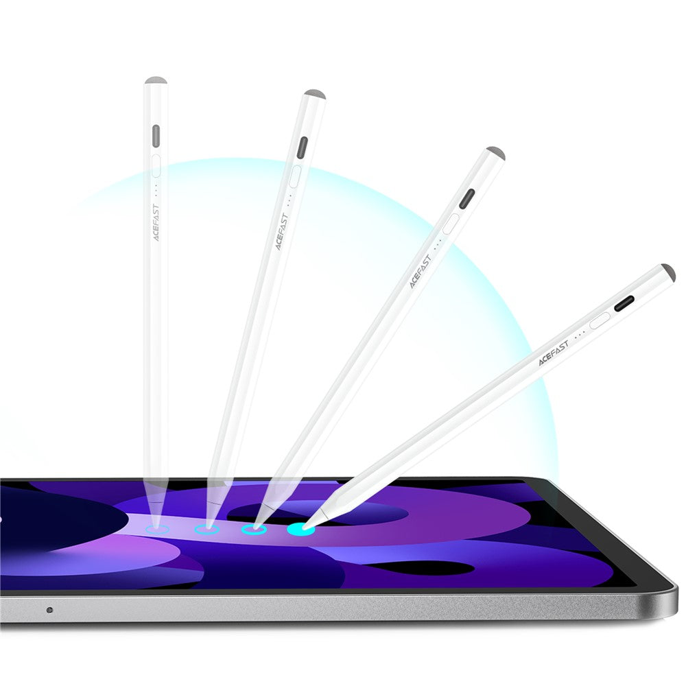 Touch Pen Acefast V2 for Apple iPad, Aktiv Versjon, Hvit