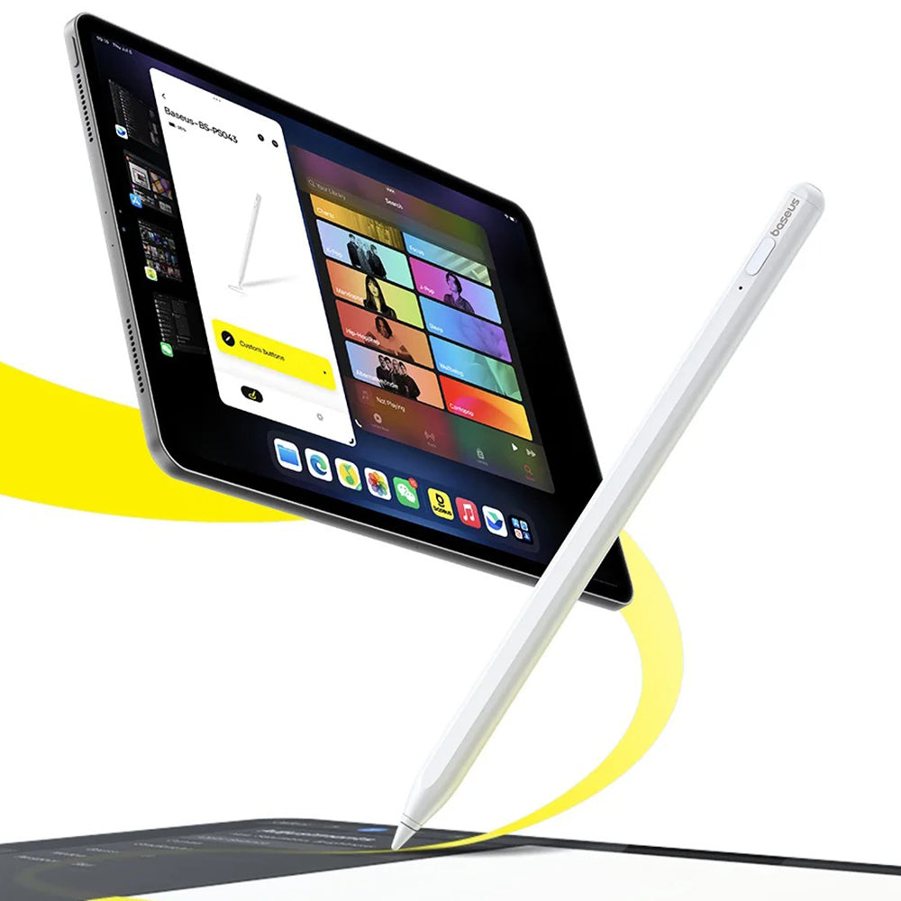 Touch Pen Baseus Smooth Writing 2 Series for Apple iPad, Aktiv Trådløs Versjon, Hvit P80015802213-03