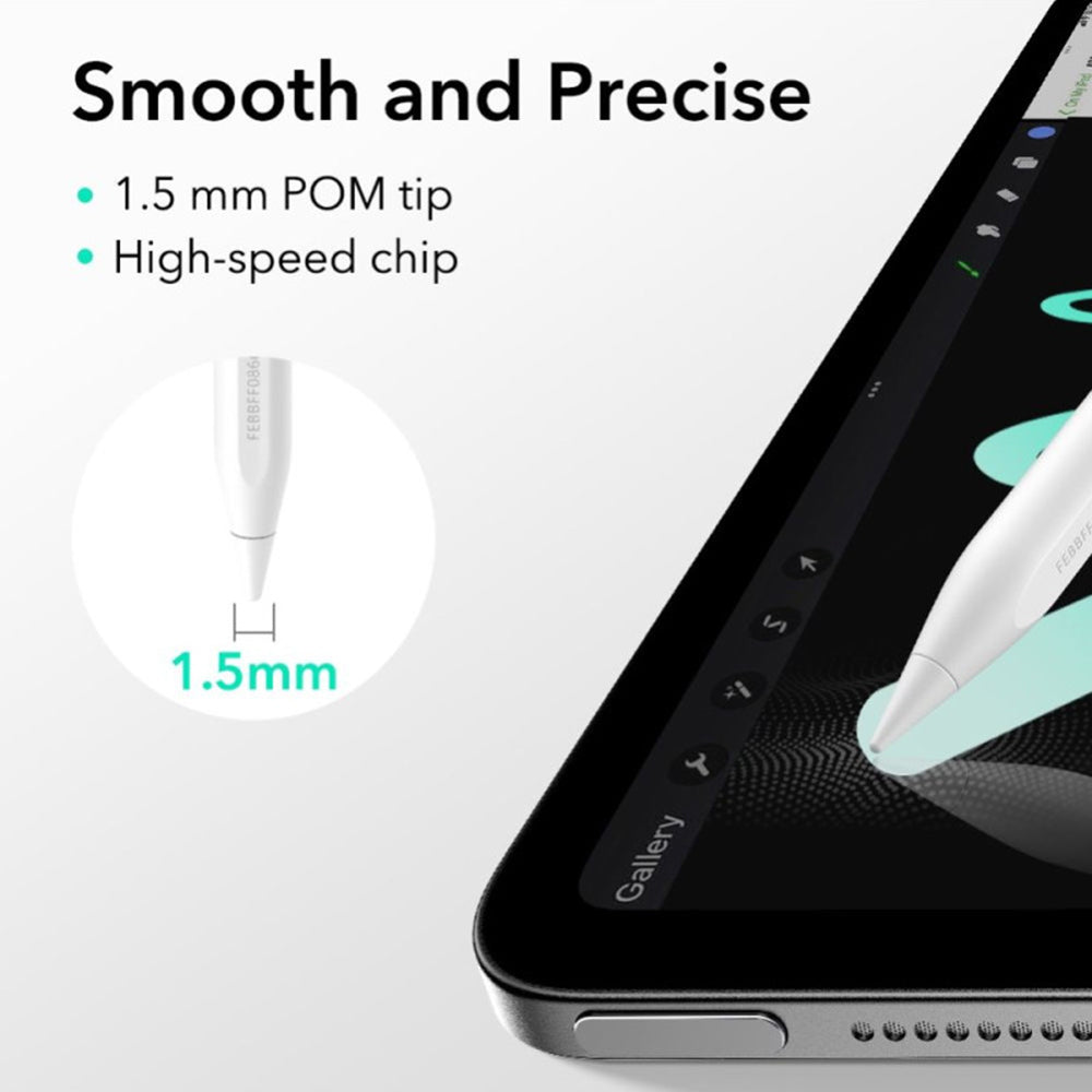 Touch Pen ESR Geo for Apple iPad, Aktiv Versjon, Hvit