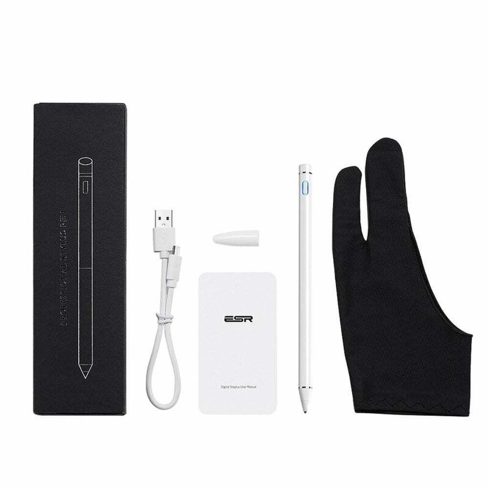Touch Pen ESR K838, Aktiv Versjon, Hvit