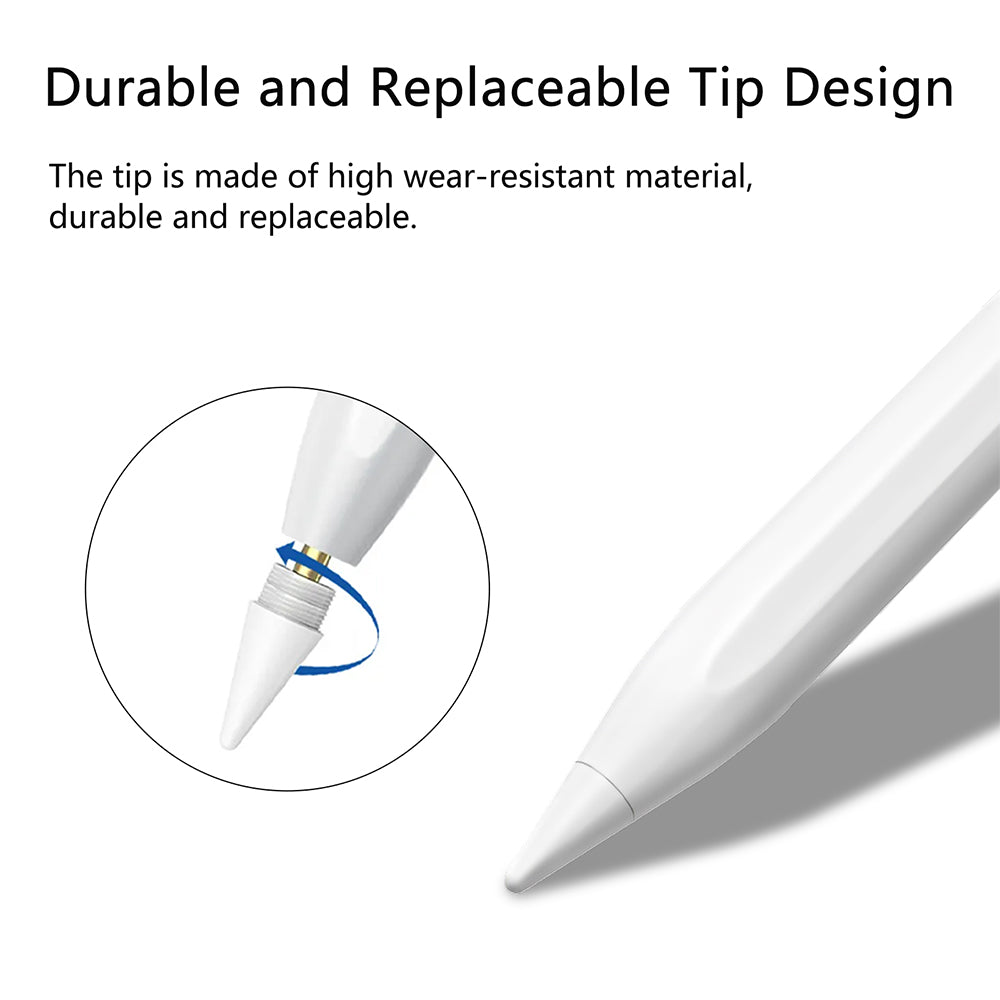 Touch Pen Techsuit AC10-CP for Apple iPad, Aktiv Versjon, Hvit