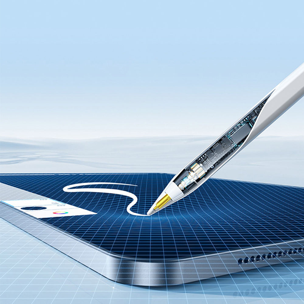 Touch Pen Techsuit AC20-Pro for Apple iPad, Aktiv Versjon, Hvit