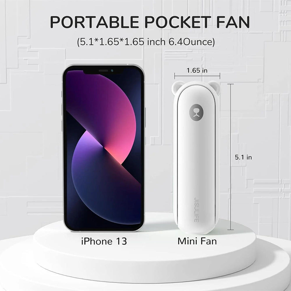 Bærbar Vifte JisuLife Life8 Plus F8X, Grønn