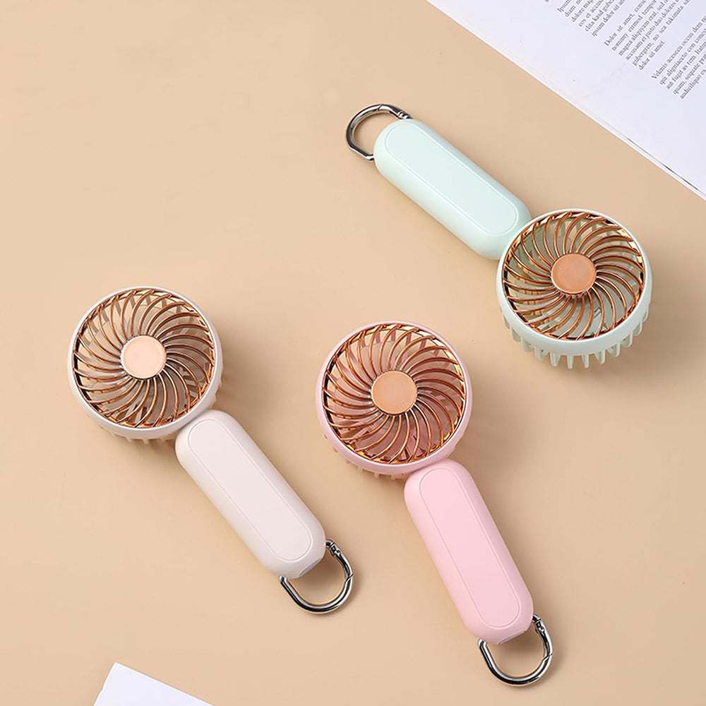 Bærbar vifte Techsuit A217, lys beige