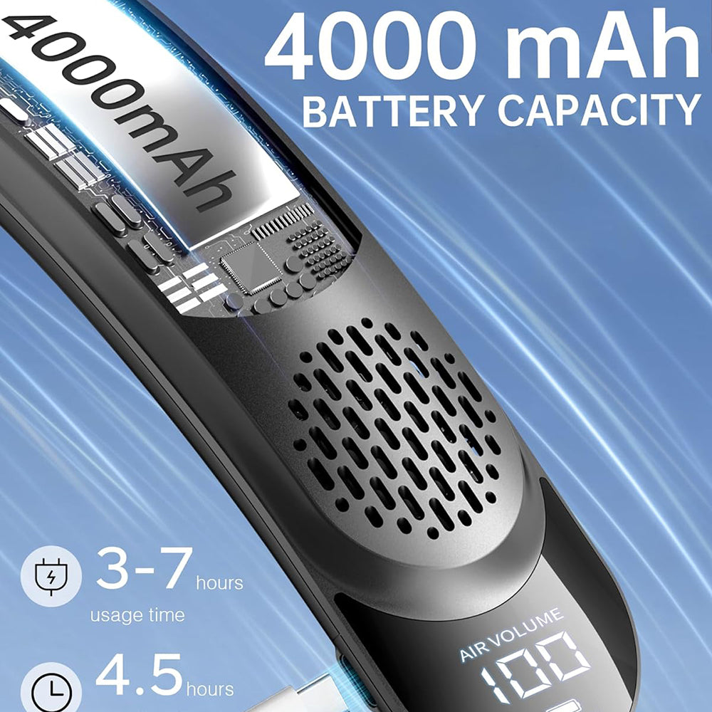 Bærbar vifte Techsuit S8, hvit