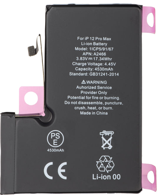 Batteri Apple iPhone 12 Pro Max, Diagnostic High Capacity