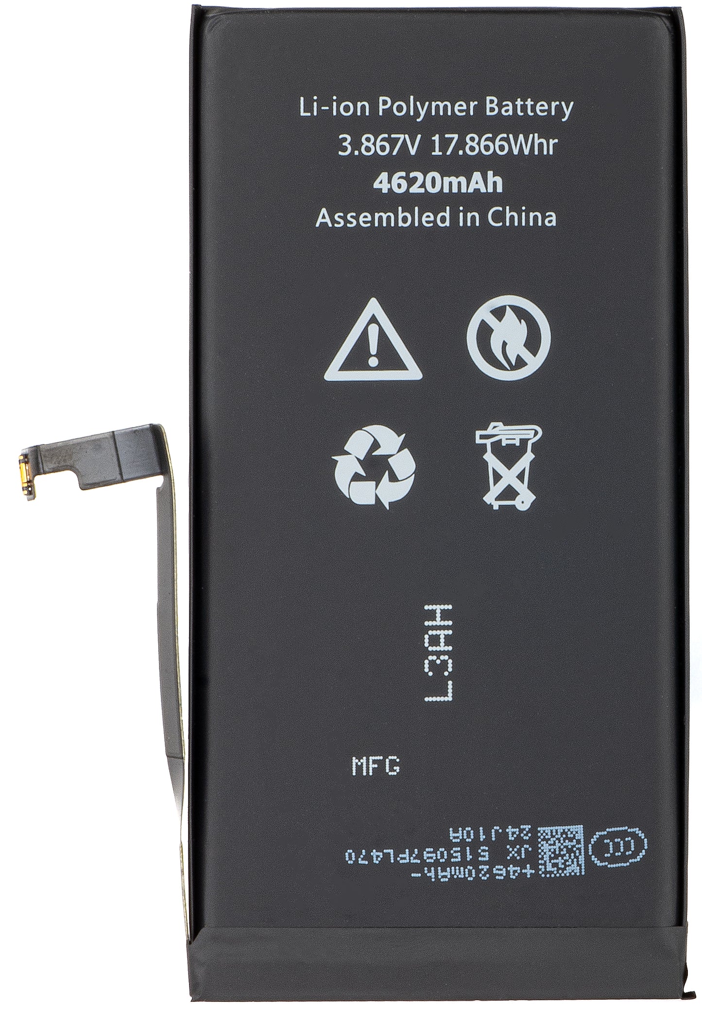 Batteri Apple iPhone 15 Plus, Høy Kapasitet