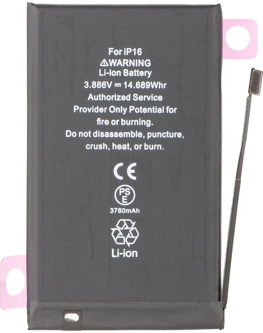 Apple iPhone 16-batteri, høy kapasitet
