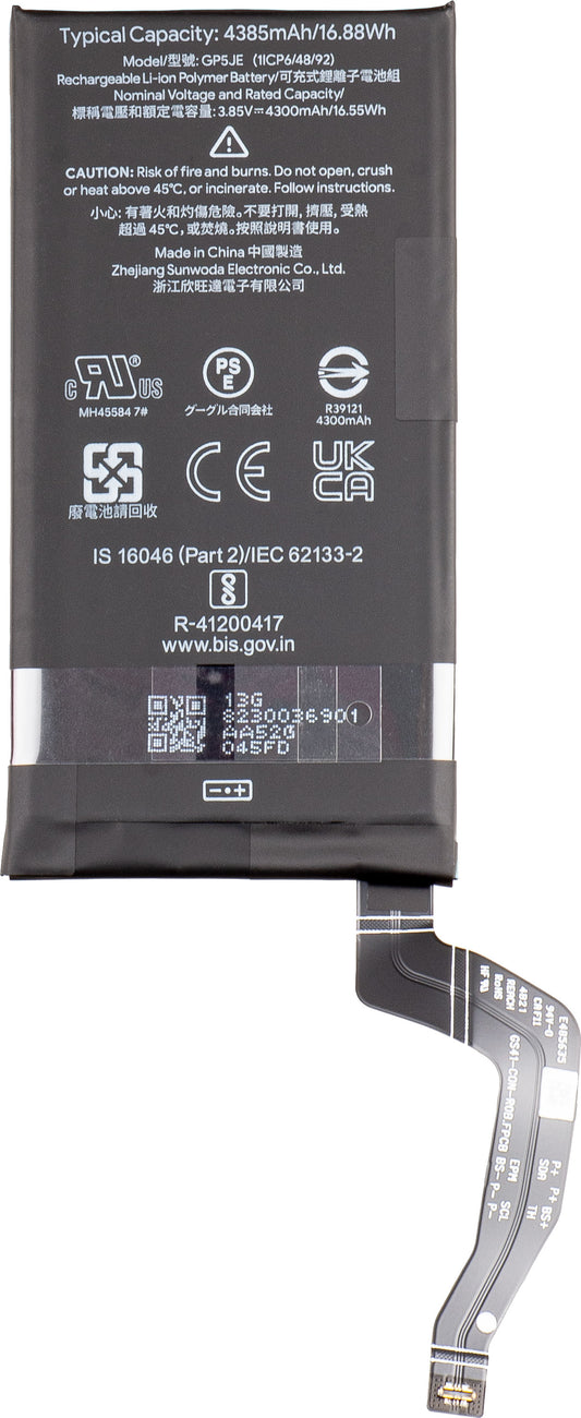 Batteri Google Pixel 7a, GP5JE, Service Pack G949-00398-00