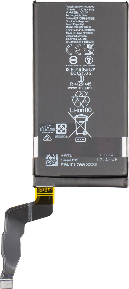 Batteri Google Pixel 8a, G07DF, Service Pack G949-01097-00