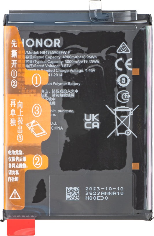 Batteri Honor 70 Lite / X6 / X5 / X7, HB496590EFW, Service Pack 24023623
