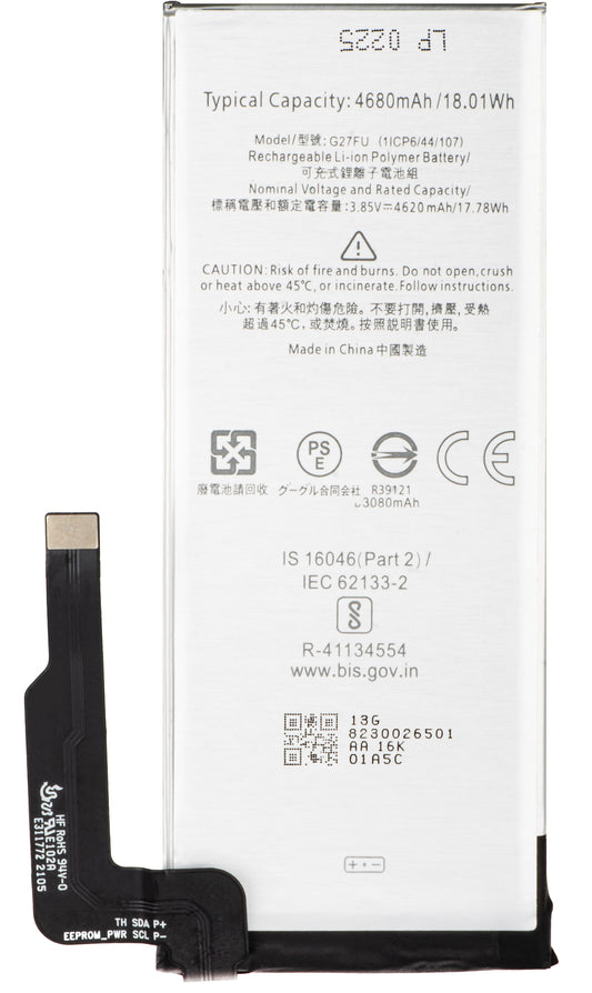 Batteri for Google Pixel 5a 5G, G27FU