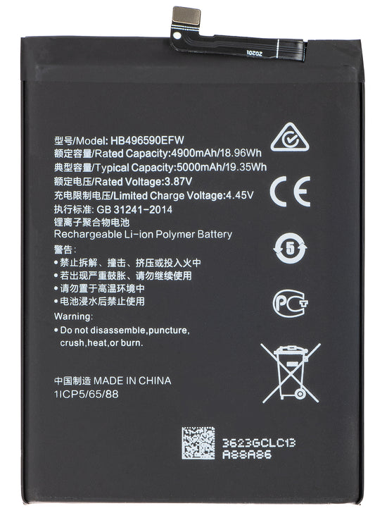 Batteri for Honor 70 Lite, HB496590EFW