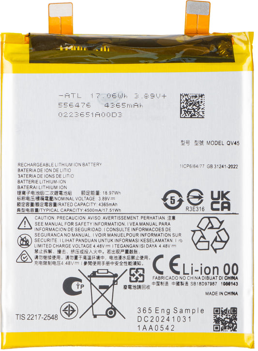 Batteri for Motorola Edge 50 Ultra, QV45