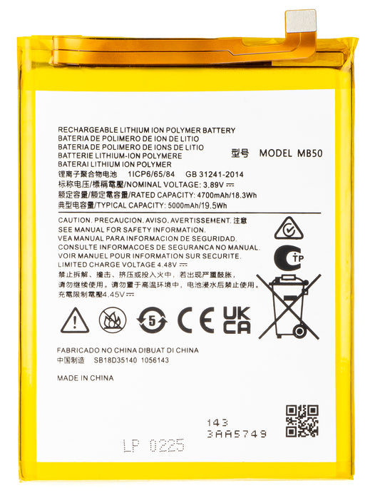 Batteri for Motorola Moto G200 5G, MB50