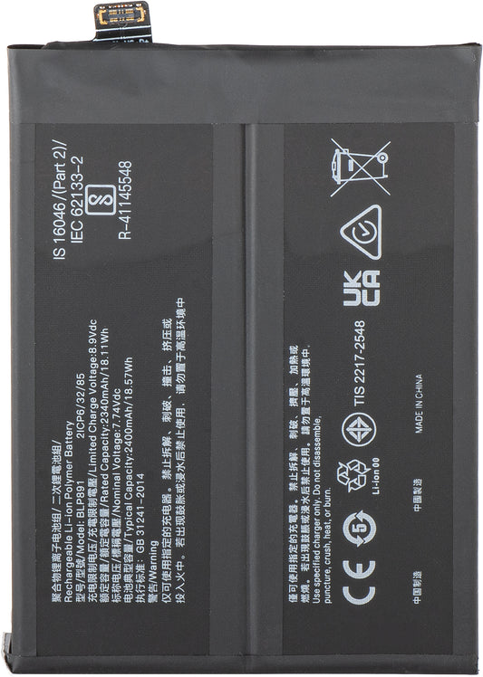 Batteri for Oppo Find X5, BLP891
