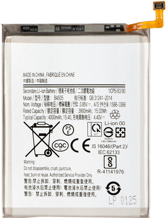 Batteri for Samsung Galaxy A50s A507 / A30s A307 / A50 A505 / A30 A305, EB-BA505ABU