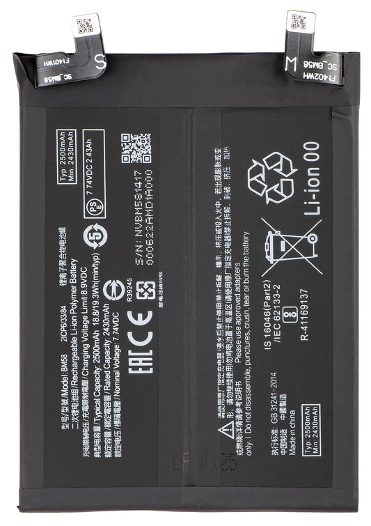 Batteri for Xiaomi 11T Pro, BM58