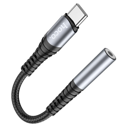 USB-C lydadapter - 3,5 mm HOCO LS33, grå