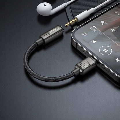 Lightning-lydadapter - 3.5mm McDodo CA-5010, Svart