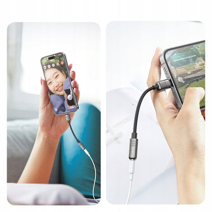 Lightning-lydadapter - 3.5mm McDodo CA-5010, Svart