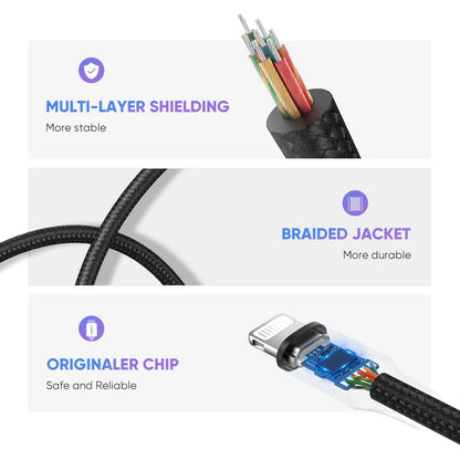 Audioadapter Lightning - 3.5mm UGREEN US211 (30756), Svart