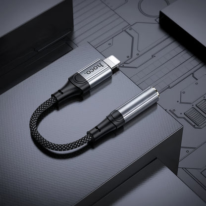 Audioadapter Lightning - 3.5mm HOCO LS36A, Grå
