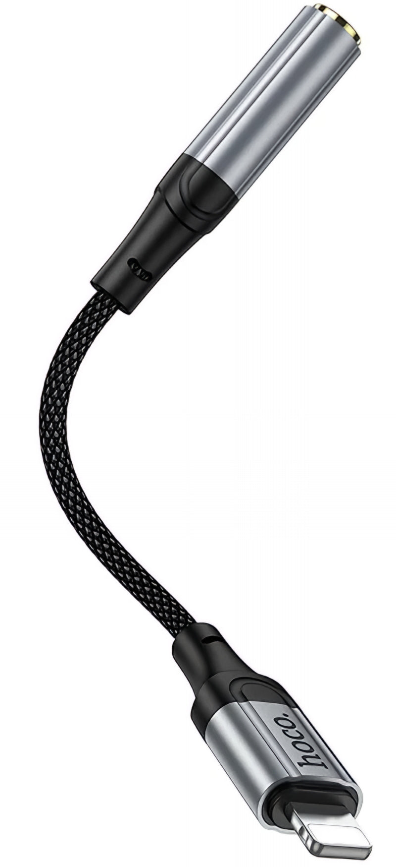 Audioadapter Lightning - 3.5mm HOCO LS36A, Grå