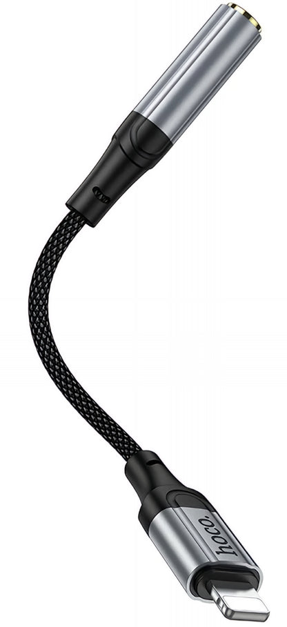 Audioadapter Lightning - 3.5mm HOCO LS36A, Grå